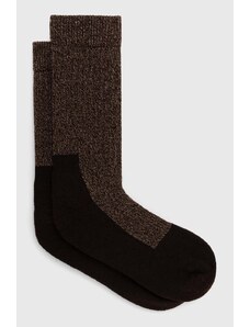 Čarape s dodatkom vune Red Wing Socks boja: smeđa, 97640.09120
