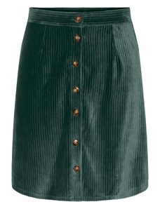 PIECES Suknja 'NIDA' smaragdno zelena