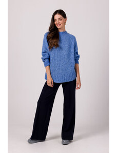BeWear Woman's Knit Pullover BK105 Azure