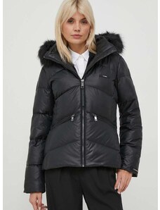 Pernata jakna Calvin Klein za žene, boja: crna, za zimu