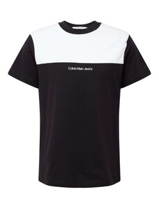 Calvin Klein Jeans Majica crna / prljavo bijela