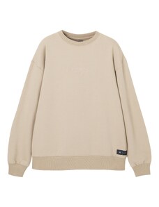 Pull&Bear Sweater majica pijesak / crna