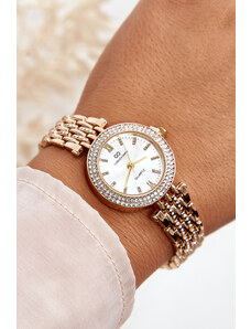 Kesi Women's watch with cubic zirconia on the Giorgio&Dario Gold bracelet