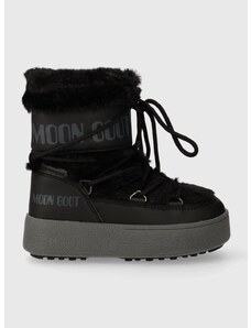 Dječje cipele za snijeg Moon Boot 34300900 MB JTRACK FAUX FUR WP boja: crna