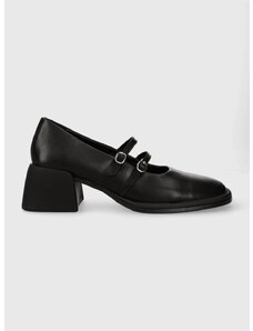 Kožne salonke Vagabond Shoemakers ANSIE boja: crna, s debelom potpeticom, 5645.401.20