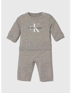 Trenirka za bebe Calvin Klein Jeans boja: siva
