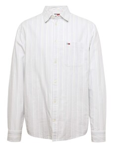 Tommy Jeans Košulja svijetlosiva / biserno bijela