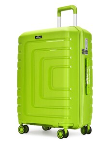Kofer "CHARM" na 4 kotača s TSA bravom, veličina M, citrus zeleni | BONTOUR