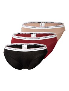 Tommy Hilfiger Underwear Slip nude / tamno crvena / crna / bijela