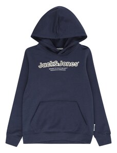 Jack & Jones Junior Sweater majica 'Lakewood' mornarsko plava / svijetlosiva / bijela