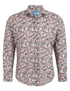 Panareha Men's Floral Cotton Shirt POSITANO navy pink