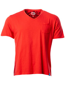 Panareha Men's V-neck T-shirt MOJITO red