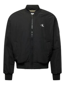 Calvin Klein Jeans Prijelazna jakna crna / bijela