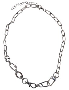 Urban Classics Accessoires Necklace with different clasps - silver color
