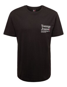 Tommy Jeans Majica crna / bijela