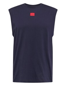 HUGO Majica 'Dankto 241' tamno plava / svijetlocrvena