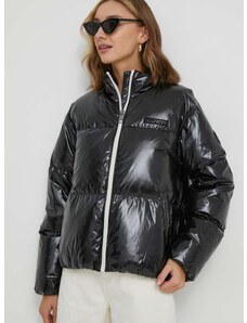 Pernata jakna Tommy Hilfiger za žene, boja: crna, za zimu