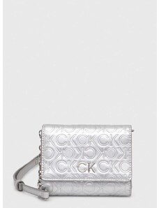 Novčanik Calvin Klein za žene, boja: srebrna