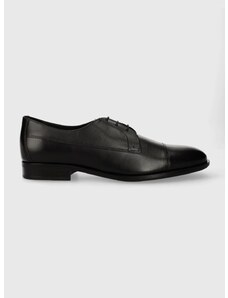 Kožne cipele BOSS Colby za muškarce, boja: crna, 50511896