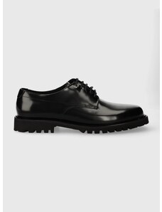Kožne cipele BOSS Richayl za muškarce, boja: crna, 50512936