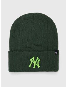 Kapa 47 brand MLB New York Yankees boja: zelena, od debelog pletiva