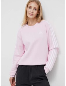 Dukserica adidas za žene, boja: ružičasta, s aplikacijom IM0209