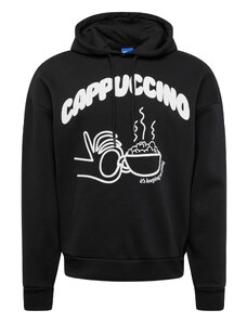 JACK & JONES Sweater majica 'CAPPA' crna / bijela