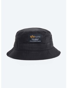 Pamučni šešir Alpha Industries VLC Cap boja: crna, pamučni, 116912.03-black
