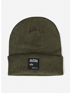 Kapa Alpha Industries Label Beanie boja: zelena, 118934.369-green