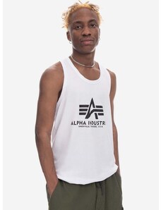 Pamučna majica Alpha Industries Basic Tank boja: bijela, 116513.09-white