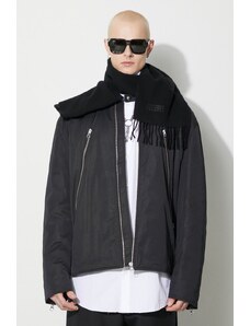 Jakna MM6 Maison Margiela Sportsjacket za muškarce, boja: crna, za zimu, oversize, S62AN0109