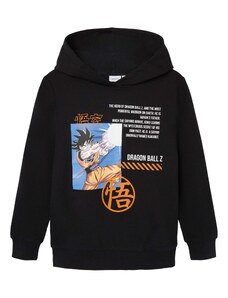 NAME IT Sweater majica 'Nes Dragon Ball' plava / narančasta / crna / bijela