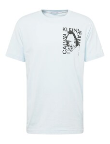 Calvin Klein Jeans Majica svijetloplava / crna