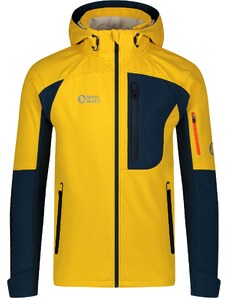 Nordblanc Žuta muška vodootporna softshell jakna s runom INTREPID