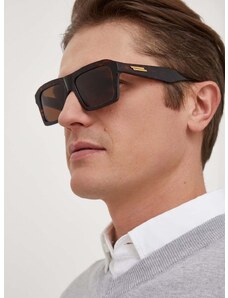 Sunčane naočale Bottega Veneta za muškarce, boja: smeđa