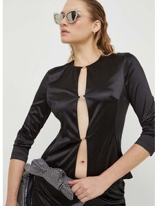Bluza Stine Goya za žene, boja: crna, bez uzorka