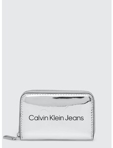Novčanik Calvin Klein Jeans za žene, boja: srebrna