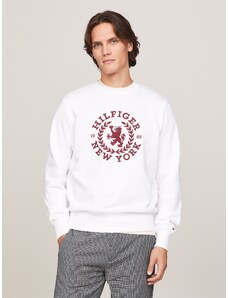 TOMMY HILFIGER Sweater majica karmin crvena / bijela