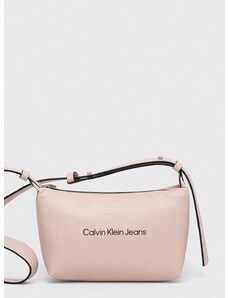 Torba Calvin Klein Jeans boja: ružičasta