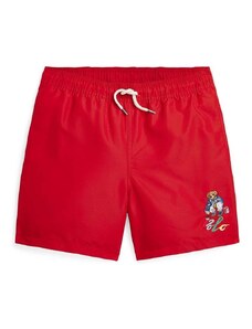 Dječje kratke hlače za kupanje Polo Ralph Lauren boja: crvena