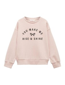 MANGO KIDS Sweater majica 'Rise' konjak / roza / crna