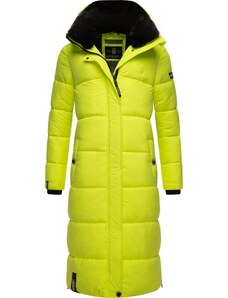 MARIKOO Zimski kaput neonsko zelena / crna