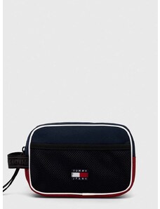 Kozmetička torbica Tommy Jeans boja: tamno plava