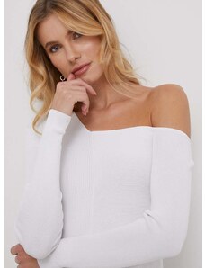 Pulover Lauren Ralph Lauren boja: bijela, lagani