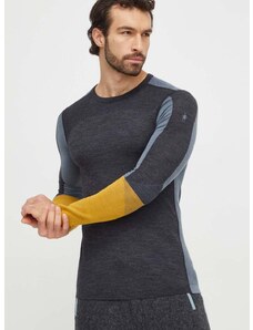 Funkcionalna majica dugih rukava Smartwool Intraknit Thermal Merino boja: siva