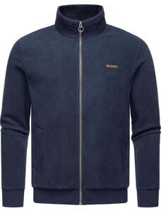 Ragwear Flis jakna 'Trayne' mornarsko plava / smeđa