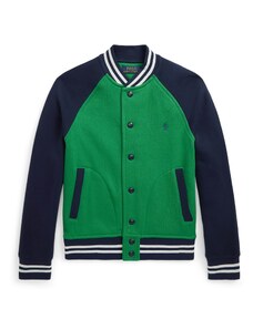 Polo Ralph Lauren Prijelazna jakna mornarsko plava / tamno zelena / bijela