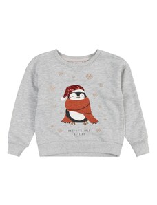 KIDS ONLY Sweater majica 'Gyda Xmas' siva melange / crvena / crna / bijela