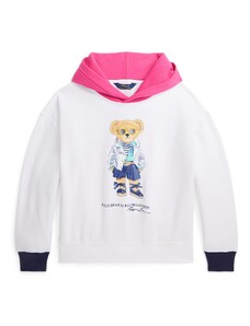 Polo Ralph Lauren Sweater majica 'BEAR' bež / plava / roza / bijela