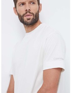 Majica kratkih rukava za trening Calvin Klein Performance boja: siva, bez uzorka